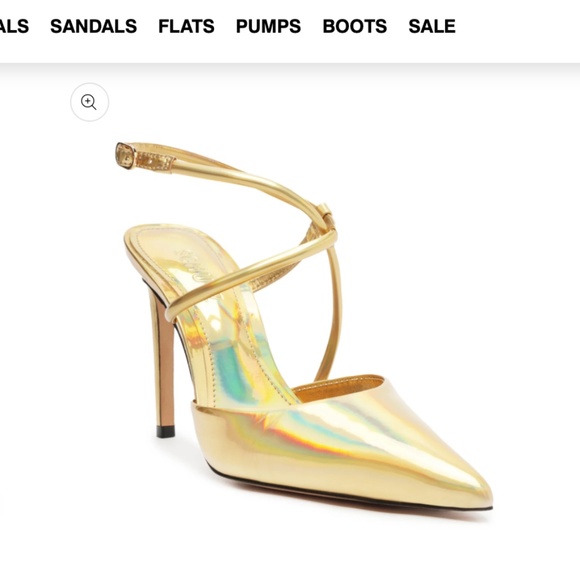 NWOB Schutz Aimee Specchio Leather Pump Size 5 - Picture 2 of 4